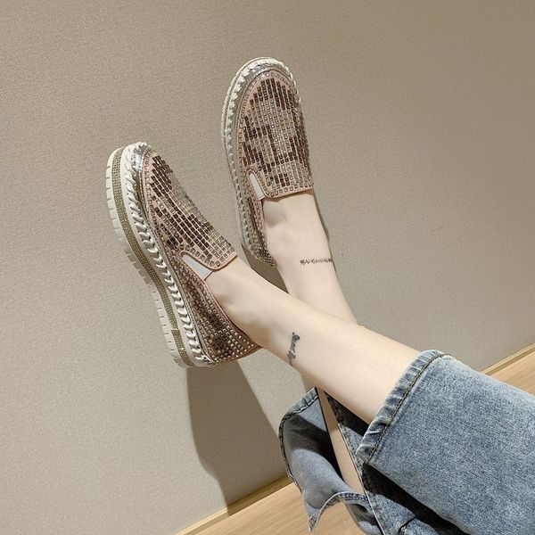 2020 fashion shining shoes woman summer ladies vulcanized shoes flat female autumn platform mujer rhinestone zapatillas, Black
2020 fashion shining shoes woman summer ladies vulcanized shoes flat female autumn platform mujer rhinestone zapatillas, Black