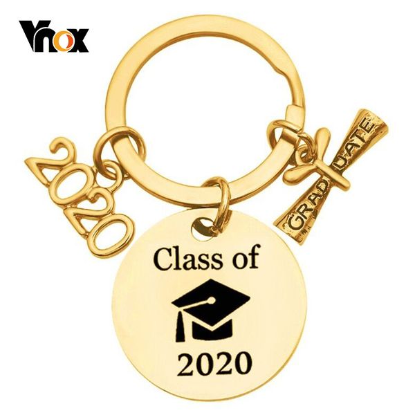 vnox class of 2020 graduation gifts key chain stainless steel high school college keepsake jewelry, Silver
vnox class of 2020 graduation gifts key chain stainless steel high school college keepsake jewelry, Silver