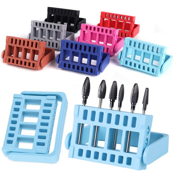 16 отверстий nail art display салон акриловых ногтей сверло держатель организатор 
16 отверстий nail art display салон акриловых ногтей сверло держатель организатор