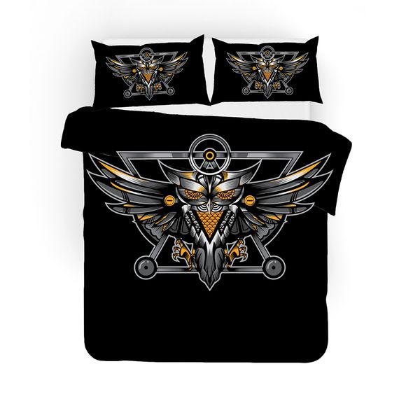 fanaijia 3d cool owl bedding sets luxury design picture printing duvet cover set with pillowcase bed set home textiles
fanaijia 3d cool owl bedding sets luxury design picture printing duvet cover set with pillowcase bed set home textiles