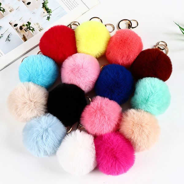 88cm 2020 creative key chain imitation rabbit hair ball pendant key ring artificial hair ball key ring car leather bag accessories pendant, Silver
88cm 2020 creative key chain imitation rabbit hair ball pendant key ring artificial hair ball key ring car leather bag accessories pendant, Silver