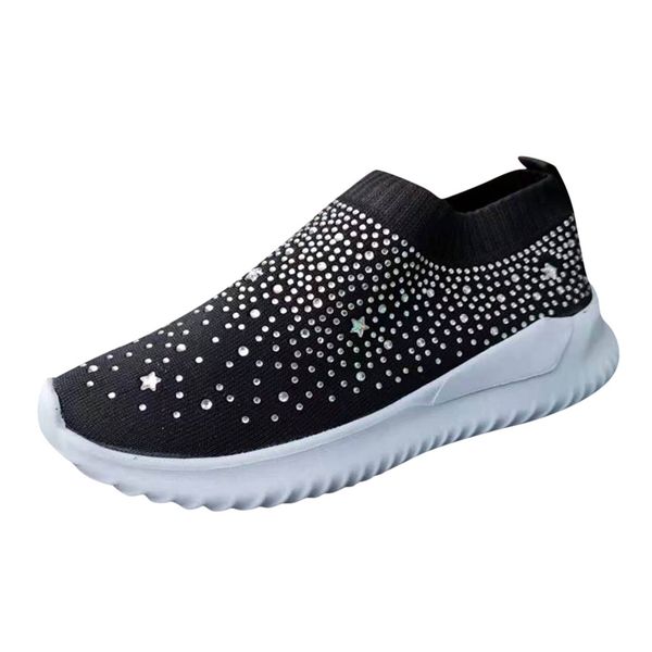 women's ladies ankle flat loafers crystal fashion bling sneakers casual shoes women's sneakers low classic skateboarding shoes, Black
women's ladies ankle flat loafers crystal fashion bling sneakers casual shoes women's sneakers low classic skateboarding shoes, Black