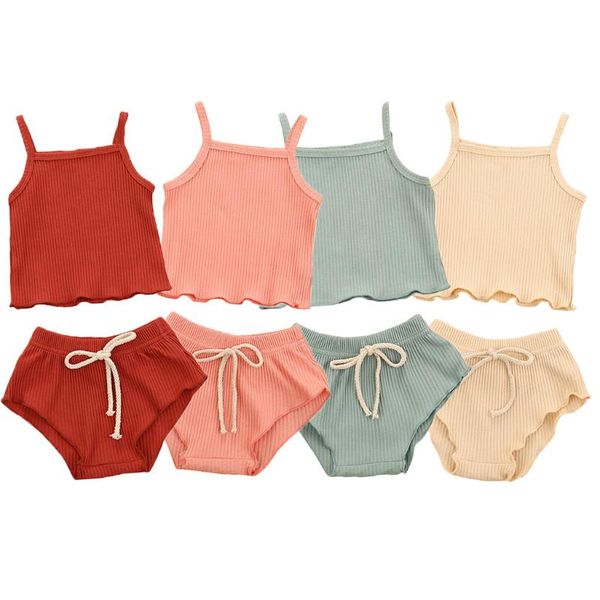 new baby girl clothes 2 pcs strap solid vest shorts pants set summer outfits girl clothes outfits clothing vestiti bambina, White
new baby girl clothes 2 pcs strap solid vest shorts pants set summer outfits girl clothes outfits clothing vestiti bambina, White
