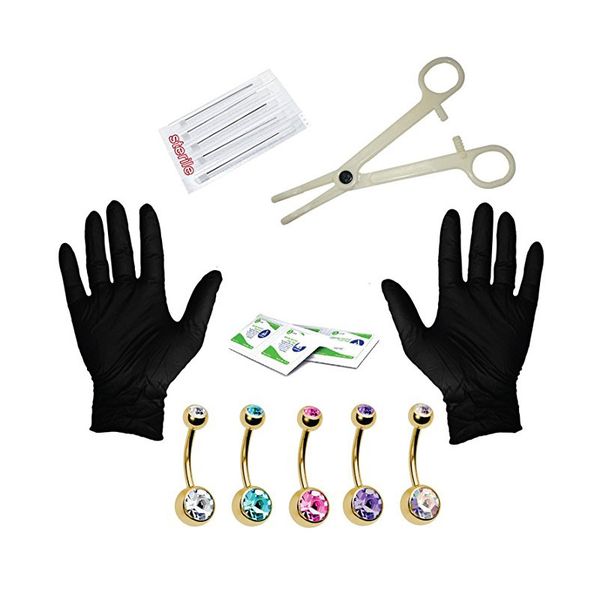 amazon wish selling gold 15 pieces 14g belly button ring gloves alcohol puncture set, Silver
amazon wish selling gold 15 pieces 14g belly button ring gloves alcohol puncture set, Silver