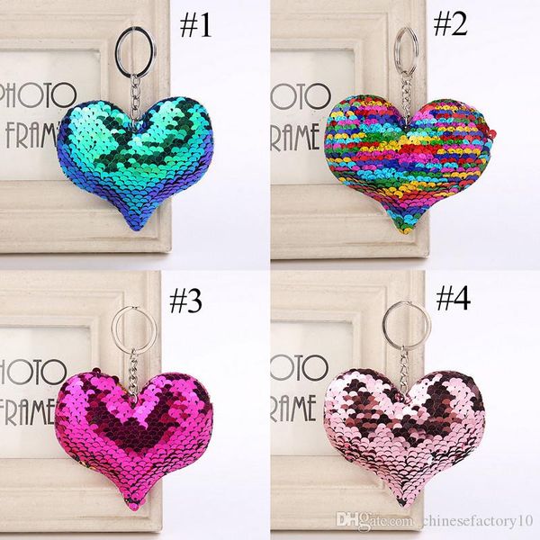 4 colors heart keychain glitter mermaid sequins key ring gifts for baby charms car bag key chain party, Red;brown
4 colors heart keychain glitter mermaid sequins key ring gifts for baby charms car bag key chain party, Red;brown