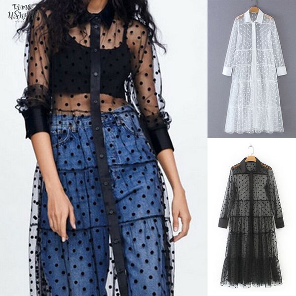 women summer casual dresses see through long dress dot loose outside cover up sundress 2020 new, Black;gray
women summer casual dresses see through long dress dot loose outside cover up sundress 2020 new, Black;gray