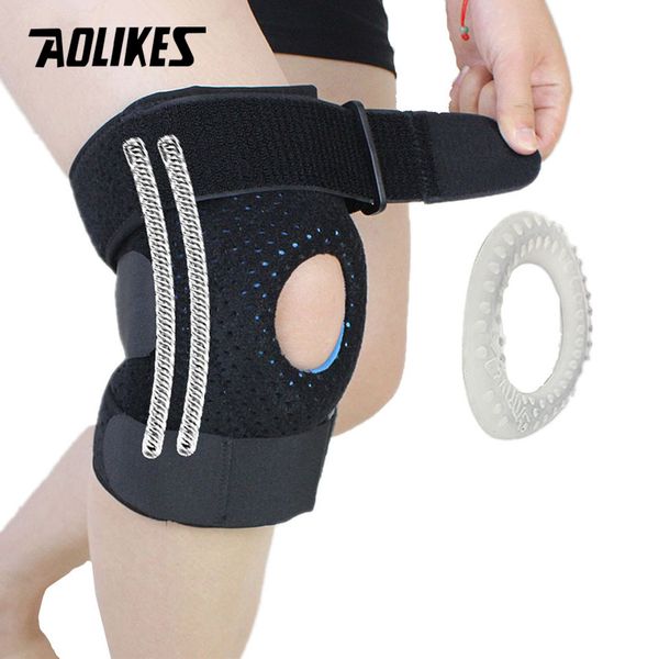 aolikes 1pcs meniscus knee pads silica gel kneepads hiking running basketball knee support breathable sports protector, Black;gray
aolikes 1pcs meniscus knee pads silica gel kneepads hiking running basketball knee support breathable sports protector, Black;gray