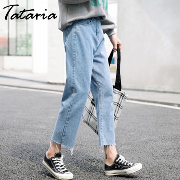 tataria boyfriend jeans for women high waist casual loose denim harem pants female ankle-length jeans pants women wide leg, Blue
tataria boyfriend jeans for women high waist casual loose denim harem pants female ankle-length jeans pants women wide leg, Blue