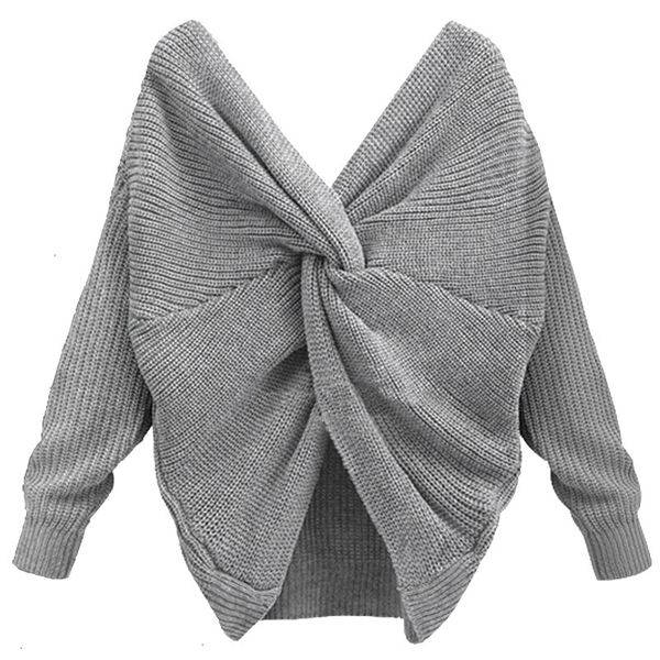 designer woman sweaters v women neck back twisted sweater applique female autumn winter long sleeve knitted sweaters pullovers pull femme, White;black
designer woman sweaters v women neck back twisted sweater applique female autumn winter long sleeve knitted sweaters pullovers pull femme, White;black