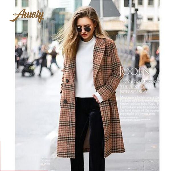 new women windproof long coat women and blouses trench coats for fall 2019 plus size lapel plaid warm coat, Tan;black
new women windproof long coat women and blouses trench coats for fall 2019 plus size lapel plaid warm coat, Tan;black