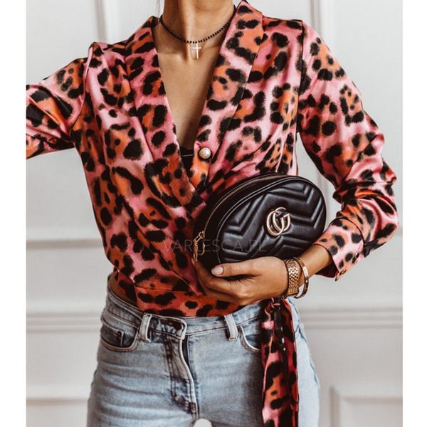2020 весна женская элегантная рубашка с длинным рукавом leopard printed fashion shirt дамы свободный топ глубокий v-образным вырезом зашнуро, White
2020 весна женская элегантная рубашка с длинным рукавом leopard printed fashion shirt дамы свободный топ глубокий v-образным вырезом зашнуро, White