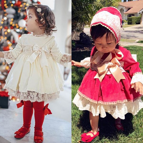 kids baby girls xmas dress flared sleeve lace bowknot princess dress child girl velvet party christmas ball gown 1-6y, Red;yellow
kids baby girls xmas dress flared sleeve lace bowknot princess dress child girl velvet party christmas ball gown 1-6y, Red;yellow
