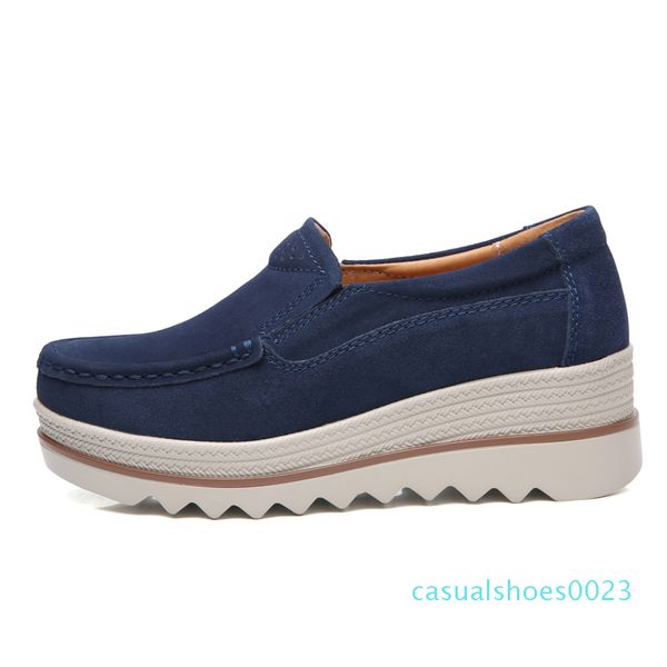 2019 spring women flats shoes platform sneakers slip on flats leather suede ladies loafers moccasins casual shoes women creepers c23, Black
2019 spring women flats shoes platform sneakers slip on flats leather suede ladies loafers moccasins casual shoes women creepers c23, Black