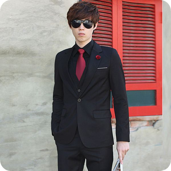 custom made black groom wedding tuxedos latest designs burgundy men suits formal blue business man blazers wear 3piece(jacket+pants+vest, Black;gray
custom made black groom wedding tuxedos latest designs burgundy men suits formal blue business man blazers wear 3piece(jacket+pants+vest, Black;gray