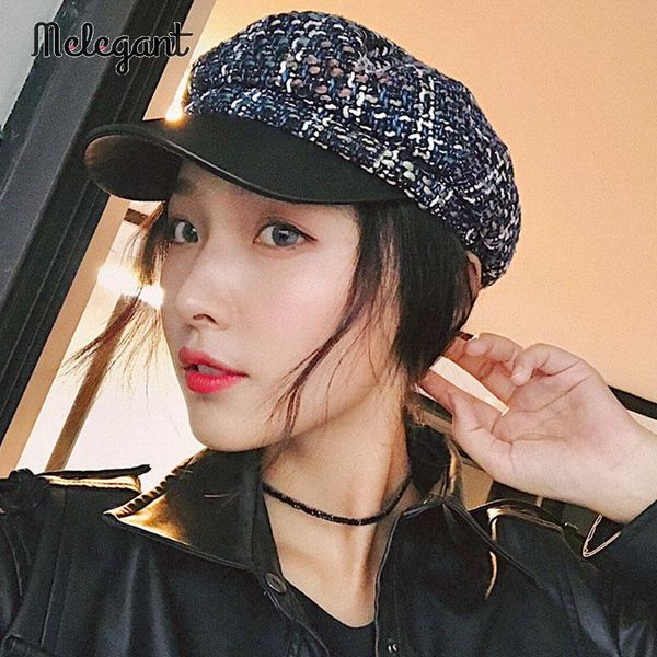 melegant tweed pu patchwork visors caps women harajuku cap visors female high fashion autumn winter 2019 caps, Blue;gray
melegant tweed pu patchwork visors caps women harajuku cap visors female high fashion autumn winter 2019 caps, Blue;gray