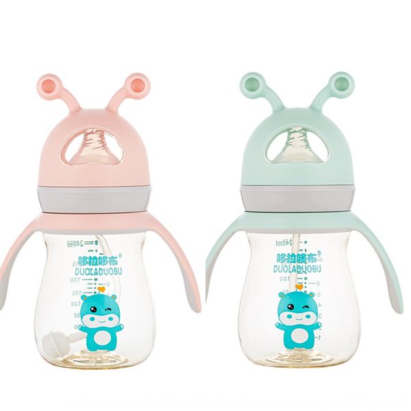 doraidobo cartoon ppsul feeding milk milk bottle children's double handle wide caliber feeding bottle 240ml/300ml
doraidobo cartoon ppsul feeding milk milk bottle children's double handle wide caliber feeding bottle 240ml/300ml