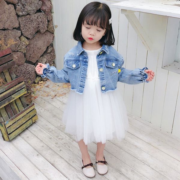 kids designer clothes2020 autumn new girls denim skirt set mesh stitching dress two-piece one-piece delivery wholesale, White
kids designer clothes2020 autumn new girls denim skirt set mesh stitching dress two-piece one-piece delivery wholesale, White