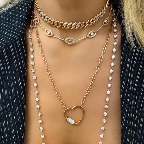 lucky turkish evil eye fashion jewelry rose silver 2 color micro pave 5a cz bar evil eye charm link choker necklace
lucky turkish evil eye fashion jewelry rose silver 2 color micro pave 5a cz bar evil eye charm link choker necklace
