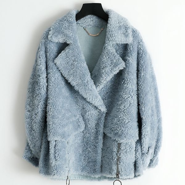 tcyeek real fur coat female autumn winter clothes 2019 korean vintage 100% wool coat women elegant warm fur jacket hiver 736, Black
tcyeek real fur coat female autumn winter clothes 2019 korean vintage 100% wool coat women elegant warm fur jacket hiver 736, Black