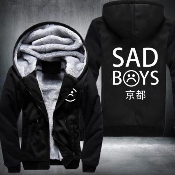 2016 mens winter hoodie sad boys club thicken fleece coat sad boys kiyoto zipper jacket, Black
2016 mens winter hoodie sad boys club thicken fleece coat sad boys kiyoto zipper jacket, Black