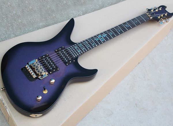 purple unusual shaped electric guitar with floyd rose,rosewood fretboard with abalone inlay,can be customized as request
purple unusual shaped electric guitar with floyd rose,rosewood fretboard with abalone inlay,can be customized as request