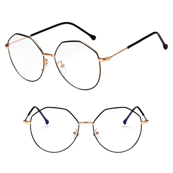 new style optical glasses geometric myopia frame clear lens spectacle eyeglasses 2xpc, White;black
new style optical glasses geometric myopia frame clear lens spectacle eyeglasses 2xpc, White;black