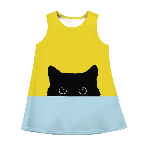 summer baby kids girls dress toddler aniaml cat print tutu kids dresses for girls children party casual school wear costume, Red;yellow
summer baby kids girls dress toddler aniaml cat print tutu kids dresses for girls children party casual school wear costume, Red;yellow