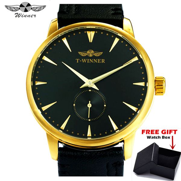 winner brand hand-wind mechanical watch men leather strap simple thin gold mens wristwatches clock, Slivery;brown
winner brand hand-wind mechanical watch men leather strap simple thin gold mens wristwatches clock, Slivery;brown