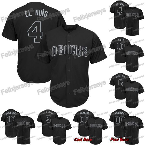 4 Ketel Marte EL NIÑO 2019 Players Weekend Eduardo Escobar EL DE LA PICA Diamondbacks David Peralta FREIGHT TRAIN Nick Ahmed SLICK NICK
4 Ketel Marte EL NIÑO 2019 Players Weekend Eduardo Escobar EL DE LA PICA Diamondbacks David Peralta FREIGHT TRAIN Nick Ahmed SLICK NICK