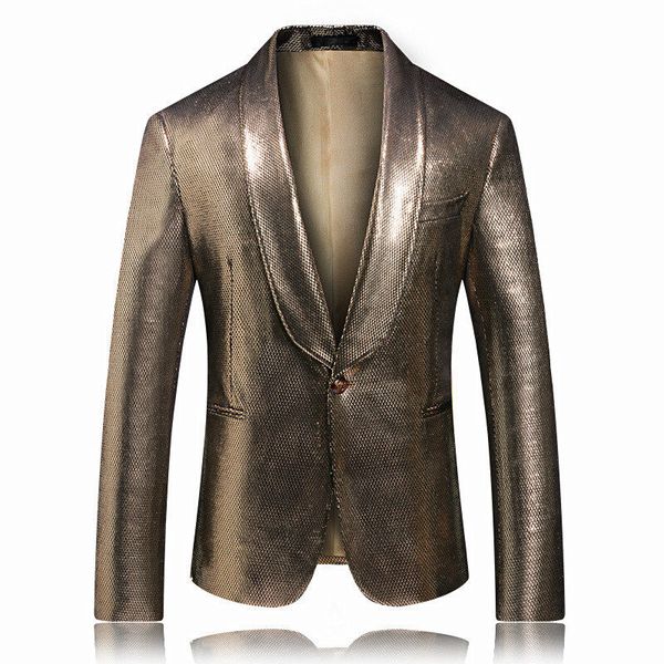 men's suits & blazers suit glossy banquet ball official fashion slim one-piece single button blazer, White;black
men's suits & blazers suit glossy banquet ball official fashion slim one-piece single button blazer, White;black