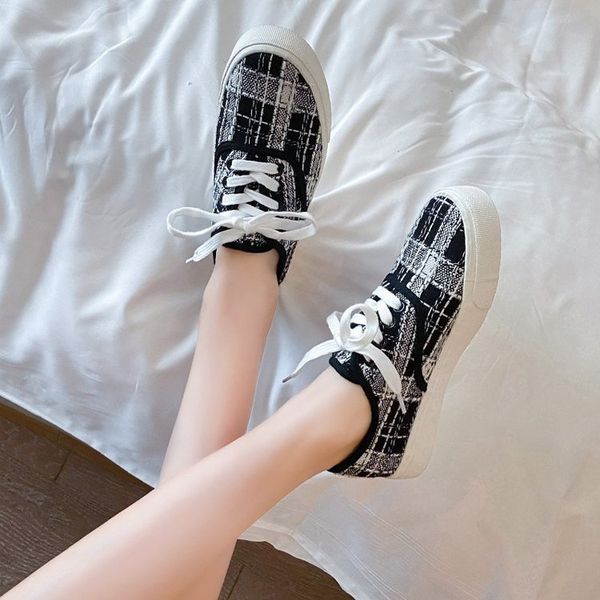 aardimi plaid canvas women ballet flats lace-up flat with woman sneakers round toe casual footwear zapatillas mujer 2020 new, Black
aardimi plaid canvas women ballet flats lace-up flat with woman sneakers round toe casual footwear zapatillas mujer 2020 new, Black