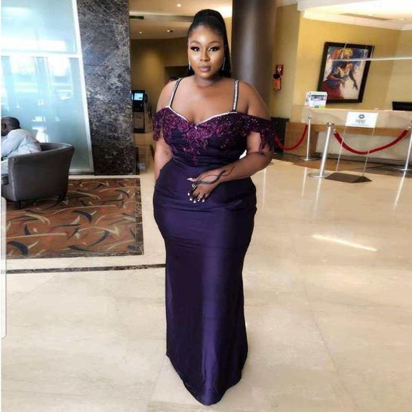 grape mermaid evening dresses spaghetti backless long appliques beads plus size women formal prom party gowns, Black;red
grape mermaid evening dresses spaghetti backless long appliques beads plus size women formal prom party gowns, Black;red