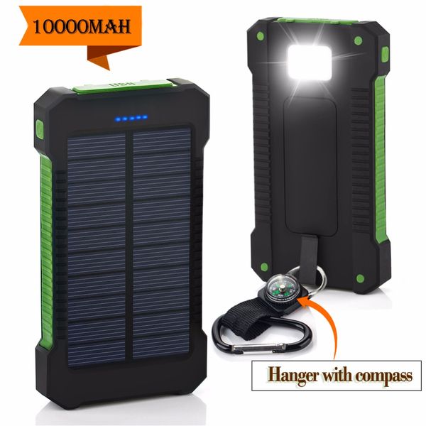 10000mah portable solar power bank waterproof solar charger dual usb external battery led powerbank for mobile phones tablets
10000mah portable solar power bank waterproof solar charger dual usb external battery led powerbank for mobile phones tablets