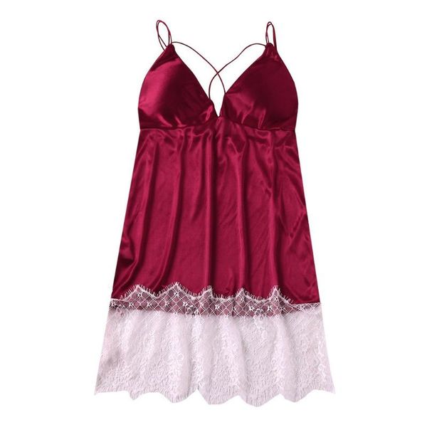women's sleepwear plus size women nightdress mini dress lingerie sling lace nightgowns summer autumn v-neck babydoll, Black;red
women's sleepwear plus size women nightdress mini dress lingerie sling lace nightgowns summer autumn v-neck babydoll, Black;red