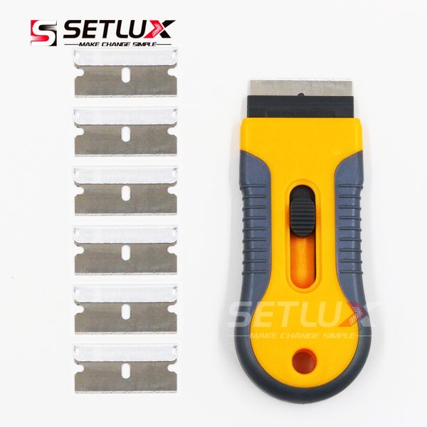 plastic handy razor scraper + 5pcs single edge stainless blades glass oven removal tool car wrapping glue cleaning scraper
plastic handy razor scraper + 5pcs single edge stainless blades glass oven removal tool car wrapping glue cleaning scraper