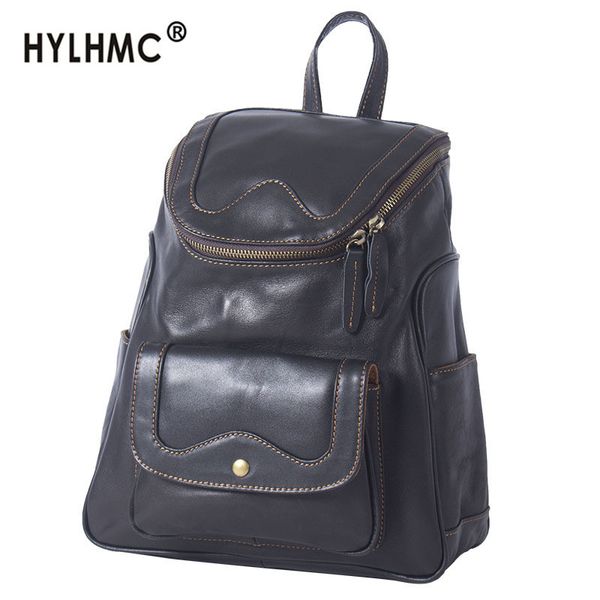 the first layer of leather backpack women shoulder bag female bag original handmade retro leather backpack casual schoolbag
the first layer of leather backpack women shoulder bag female bag original handmade retro leather backpack casual schoolbag
