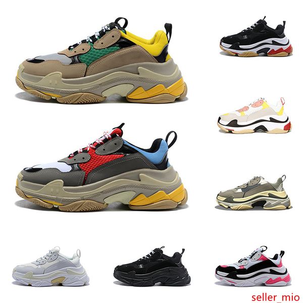 2020 triple s fashion luxury designer shoes for men women bred black white green mens trainer platform sports sneakers size 36-45
2020 triple s fashion luxury designer shoes for men women bred black white green mens trainer platform sports sneakers size 36-45