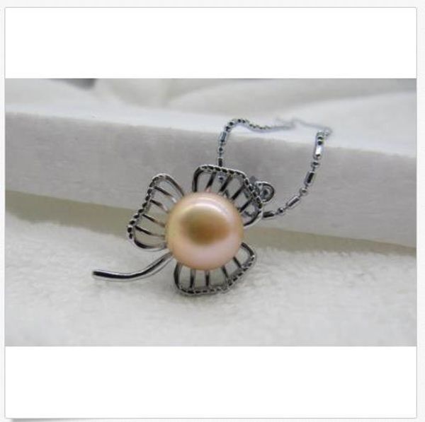 11-12mm natural south sea pink pearl pendant white necklace 17"-18 inch, Silver
11-12mm natural south sea pink pearl pendant white necklace 17"-18 inch, Silver