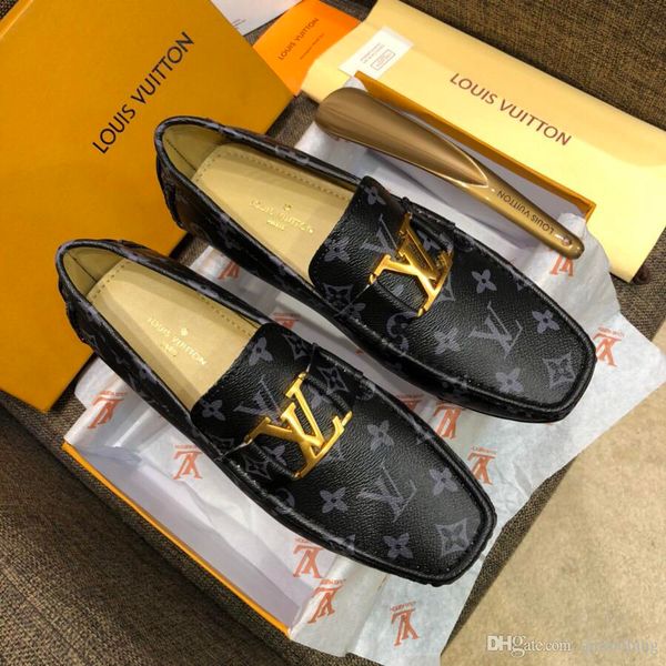 newst handmade loafers men luxury shoes men dressing shoes original box casual shoe printed mocassin metal button metal point, Black
newst handmade loafers men luxury shoes men dressing shoes original box casual shoe printed mocassin metal button metal point, Black