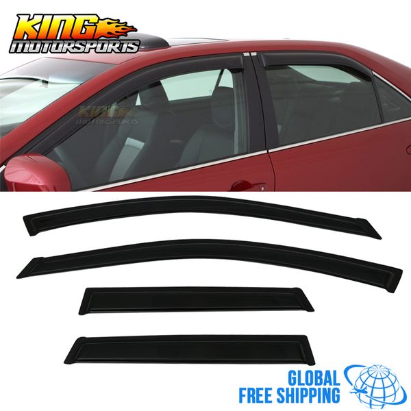 fits 07-12 rdx acrylic window visors 4pc set global ing 
fits 07-12 rdx acrylic window visors 4pc set global ing