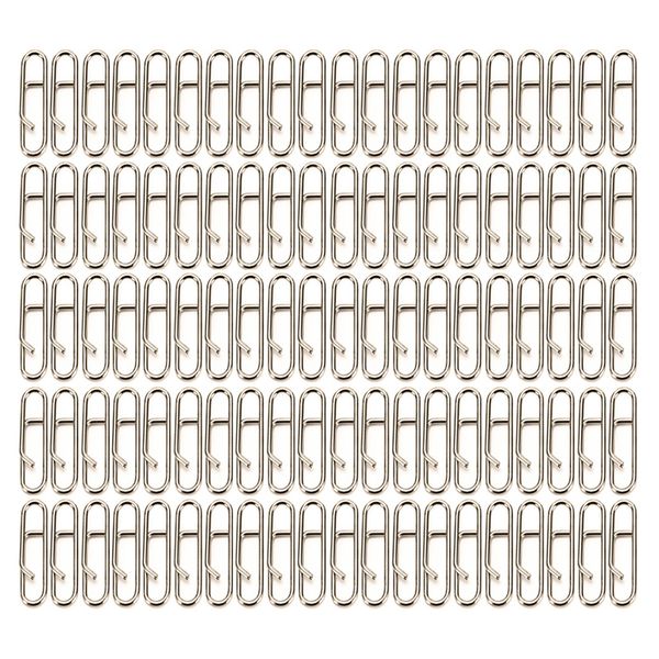 100pcs fishing snap swivel hook bass connector carp fishing lures 
100pcs fishing snap swivel hook bass connector carp fishing lures