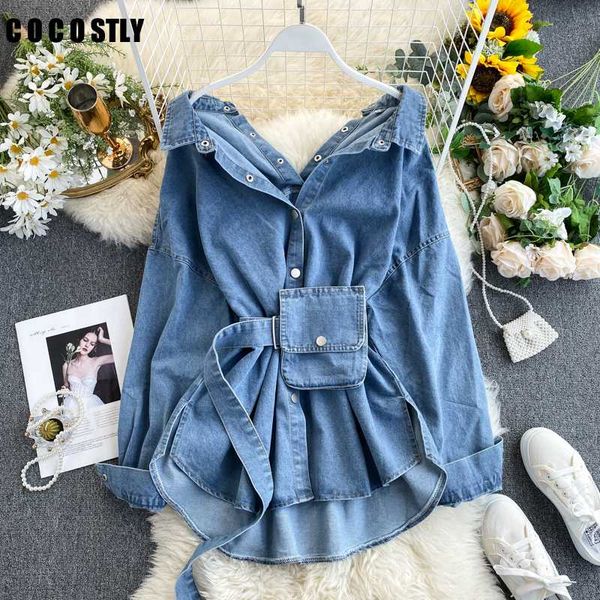 2020 korean style vintage sashes slim waist jeans jacket women denim jacket buttons backless long outerwear chaqueta mujer, Black;brown
2020 korean style vintage sashes slim waist jeans jacket women denim jacket buttons backless long outerwear chaqueta mujer, Black;brown