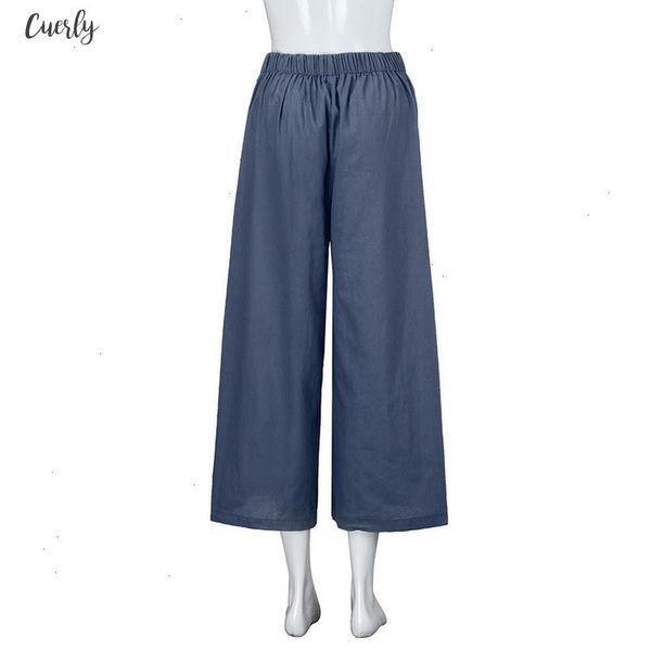 new regular women autumn wide leg crop calf length pants casual loose high waist solid linen trousers casual pants female trousers, Black;white
new regular women autumn wide leg crop calf length pants casual loose high waist solid linen trousers casual pants female trousers, Black;white