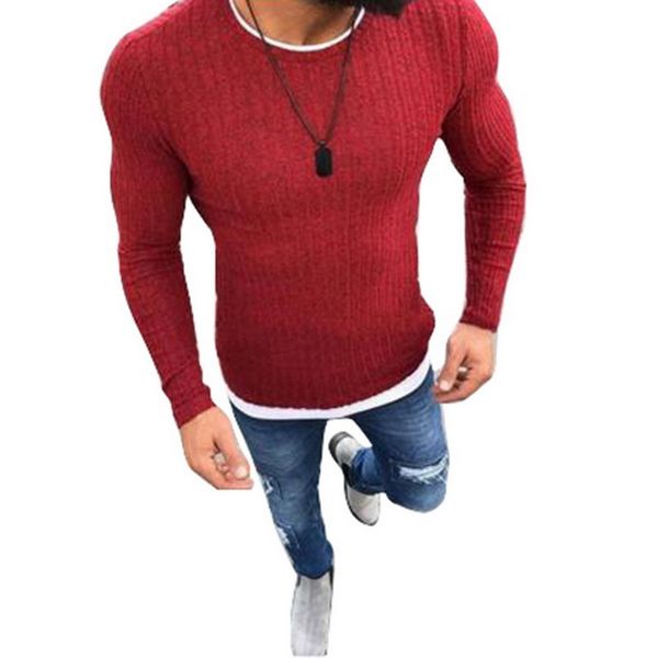 mjartoria men's spring autumn keep warm solid color fashion casual long sleeve pullover round neck splicing slim thin sweater, White;black
mjartoria men's spring autumn keep warm solid color fashion casual long sleeve pullover round neck splicing slim thin sweater, White;black
