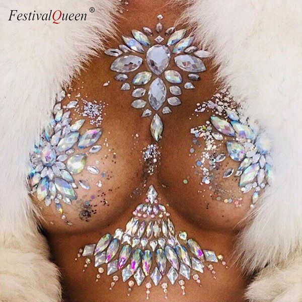 festivalqueen temporary adhesive breast jewelry party gems rhinestone flash tattoos body stickers make up jewels for women, Slivery;golden
festivalqueen temporary adhesive breast jewelry party gems rhinestone flash tattoos body stickers make up jewels for women, Slivery;golden