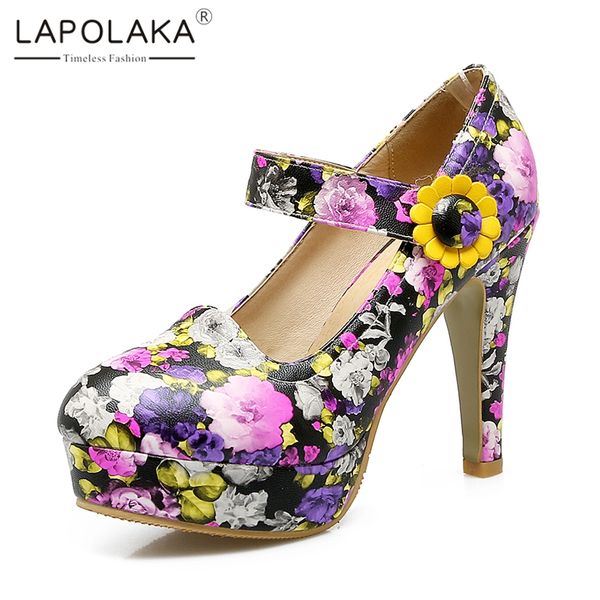 lapolaka new sweet flower platform pumps women 2019 autumn plus size 31-48 print women date shoes woman high heels, Black
lapolaka new sweet flower platform pumps women 2019 autumn plus size 31-48 print women date shoes woman high heels, Black
