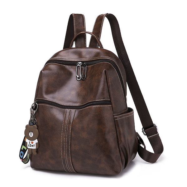 backpack female 2020 new korean version of the tide fashion casual travel backpack wild student bag soft leather bag
backpack female 2020 new korean version of the tide fashion casual travel backpack wild student bag soft leather bag