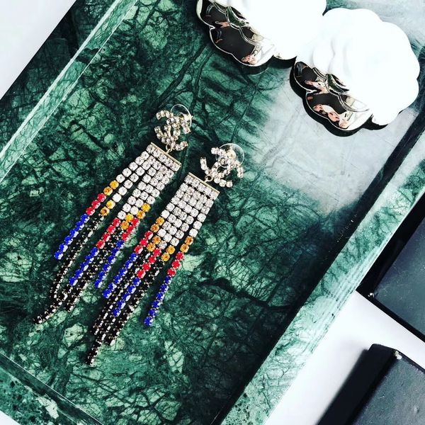 luxury quality charm drop earrings with colorful diamonds fashion earrings in s925 silver needle ps6802a, Golden
luxury quality charm drop earrings with colorful diamonds fashion earrings in s925 silver needle ps6802a, Golden