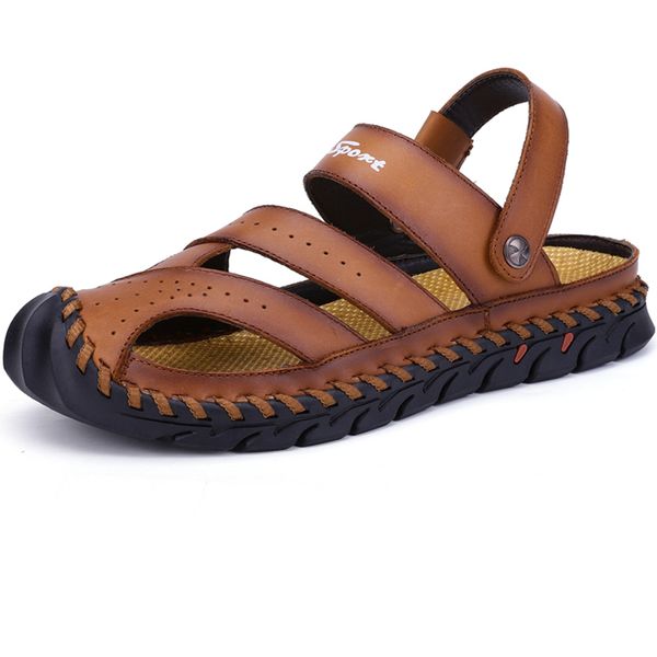 genuine leather non-slip men beach shoes outdoor sandals shoes footwear zapatillas hombre male summer water
genuine leather non-slip men beach shoes outdoor sandals shoes footwear zapatillas hombre male summer water