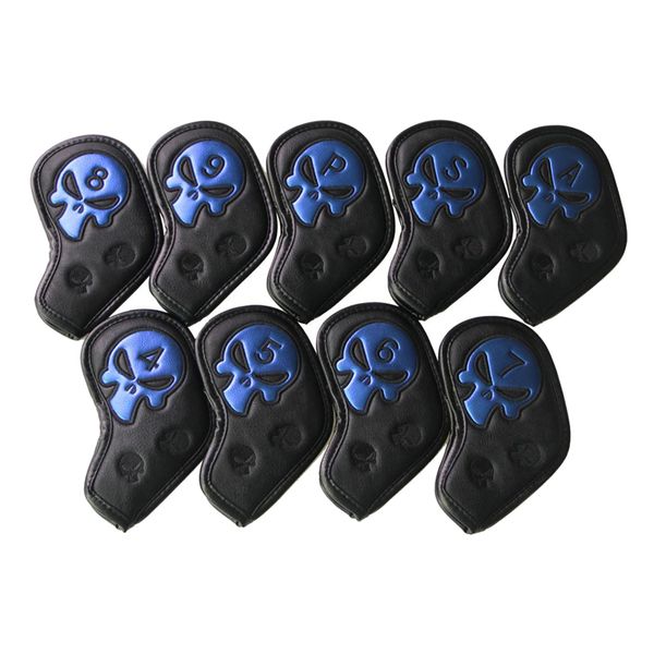9pcs/set waterproof pu skull sports golf iron head cover putter protector headcover- 2 colors
9pcs/set waterproof pu skull sports golf iron head cover putter protector headcover- 2 colors